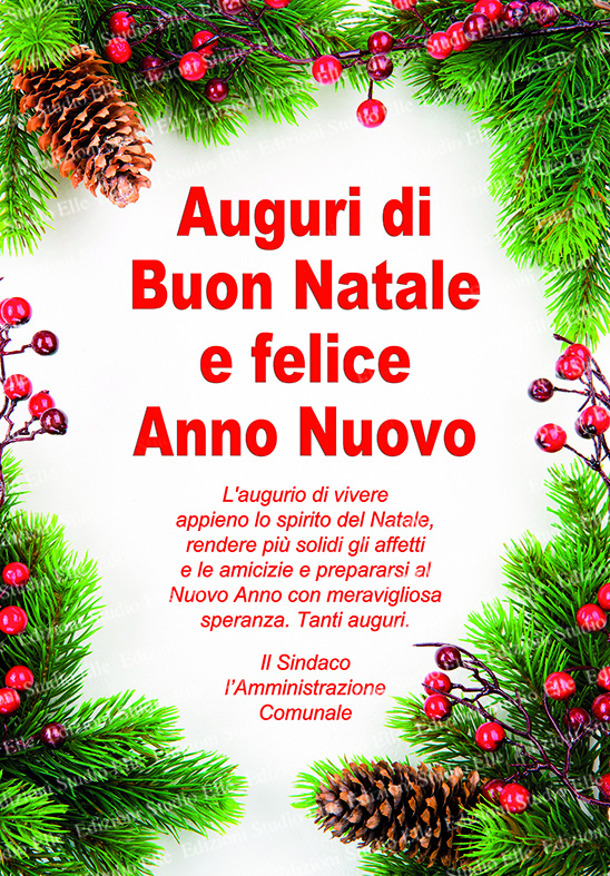 Buon Natale 105.Edizioni Studio Elle Manifesti Istituzionali